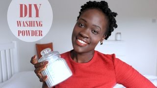 DIY  Washing Powder  Easy Laundry Detergent Recipe  Ingredients Available in the UK too [upl. by Macegan]