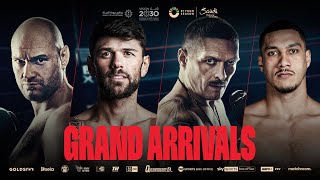 Tyson Fury Vs Oleksandr Usyk Grand Arrivals Featuring Cordina amp Opetaia [upl. by Nevile]