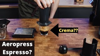 How to Make Espresso Style Coffee with an Aeropress Quick Easy Simple [upl. by Matthew]