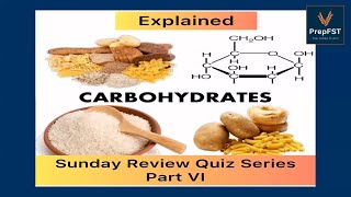 EXPLAINED  FAQs and Basics of Carbohydrates SundayReview Quiz Series PART VI [upl. by Rimola]