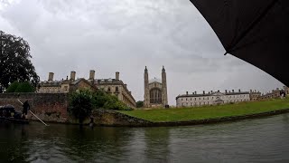 Cambridge with a Punt in the Rain [upl. by Annohsal460]