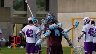 Tufts Lacrosse vs Amherst NESCAC Semifinal  2018 [upl. by Aikemaj]