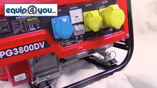 Walkthrough Clarke PG3800DV 3000 Watt Petrol Generator [upl. by Moriah]