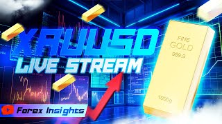 GOLD Live Trading Session 2  XAUUSD Trading Live Stream  Forex Insights [upl. by Godiva]