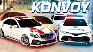 DÜĞÜN KONVOYUNA POLİS GELDİ  Car Parking Multiplayer Gerçek Hayat 8 [upl. by Ahtanaram]