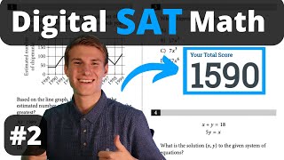 NEW SAT Math DIGITAL SAT  Practice Test 3 Module 2 via APP in REAL TIME [upl. by Gamin]