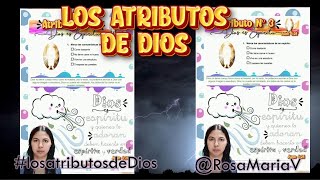 ATRIBUTO Dios es Espíritu🕊️clase biblica de los atributos de Dios para niños cristianos RosaMariaV [upl. by Jerusalem]