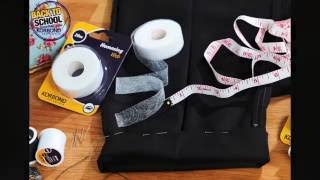 How To Hem Trousers Using Korbond Hemming Web  Sew Free [upl. by Narayan]