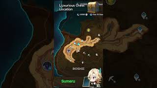 Luxurious Chest Location Guide  Genshin Impact Sumeru Genshinguide Kaveh genshinimpact Gaming [upl. by Yemrej]