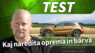 2017 mercedes benz GLA 220 d 4Matic urban  test [upl. by Ayamat]