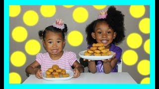 Chicken nugget challenge  Kids vs Food [upl. by Sternlight]