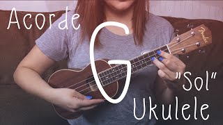 Ukulele Acorde G  Sol [upl. by Olnay210]