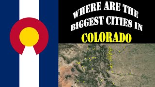 Colorado Top 100 Cities  2024 Population Estimates [upl. by Hosea]