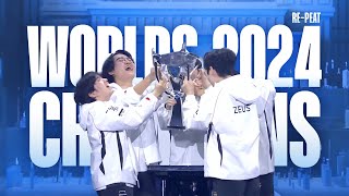 ENG 다섯 번째 우승은 여러분을 위한 것입니다 ⭐⭐⭐⭐⭐  WORLDS 2024 CHAMPIONS [upl. by Enyamrahc187]