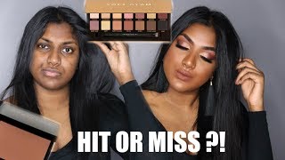 ANASTASIA BEVERLY HILLS SOFT GLAM PALETTE amp BRONZER FIRST IMPRESSION  DEMO on DARK SKIN [upl. by Michaele]