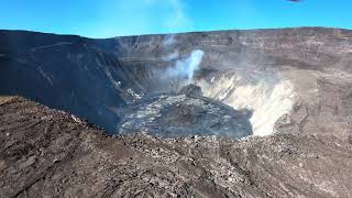 Overflight of Halema‘uma‘u lava lake and active west vent 122820 [upl. by Akinat154]