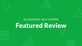 Glassdoor Product Features Featured Review [upl. by Clayson]