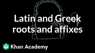 Latin and Greek roots and affixes  Reading  Khan Academy [upl. by Sidnala]