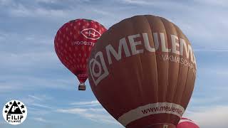 luchtballonnen klaarmaken om op te stijgen in Stekene op 18 juli 2024 [upl. by Marve]