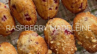 Raspberry Madeleine recipe [upl. by Netsirt]