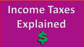 Income Taxes Explained [upl. by Etireuqram]