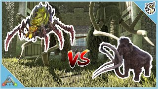 Mammoths Vs Beta Broodmother Lyrix   VS Boss  Ark Survival Evolved [upl. by Enialed]