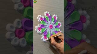 Rangoli designs for diwali simple and easy rangolidesign diwalirangoli shorts [upl. by Ettelracs]