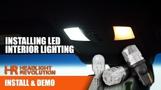 How to install LED Interior Lighting in your car or truck  Headlight Revolution [upl. by Sigfrid]