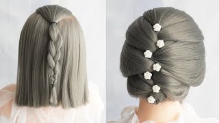 Peinados Para Boda Cabello Corto Paso A Paso  Peinados Para Novias Faciles Y Rapidos [upl. by Gennifer]