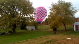 Hot Air Balloon Crashes in My Backyard [upl. by Renruojos]