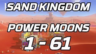 Super Mario Odyssey Sand Kingdom Power Moons 1  61 Guide [upl. by Thea]