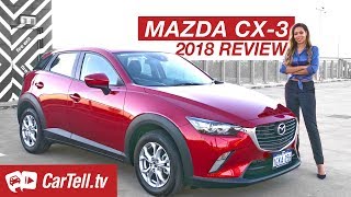 2018 Mazda CX3 Review  CarTelltv [upl. by Neleb]