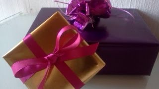 Cómo forrar cajas para regalo [upl. by Yeruoc514]