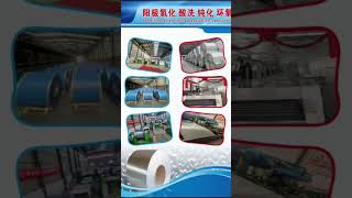 anodic oxidation aluminum coil productionanodizing [upl. by Yzzo]