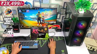 2X499 Rs Cheapest Powerful Gaming PC Build for Gaming  i5  1660 Super 6gb Graphic Free Fire GTA5 [upl. by Ahsiei]