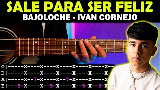 Sale Para Ser Feliz Ivan Cornejo  Tutorial Bajoloche  Adornos 🎸TABS [upl. by Norrat832]