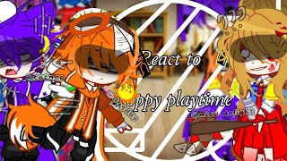 react to poppy playtime  poppy playtime  210  dogday × catnap × crafty corn  By Sixin [upl. by Ezitram]