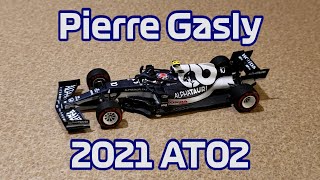 2021 Pierre Gasly AlphaTauri AT02 Spark Diecast Review [upl. by Columba]