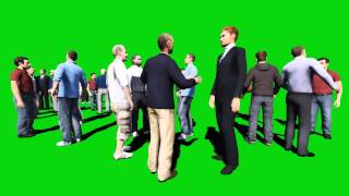 1 Crowd Green Screen and Crowd Talking Sounds [upl. by Bigner]