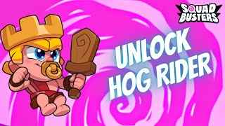 How to Unlock Hog Rider on Squad Busters 2024 [upl. by Iatnwahs524]