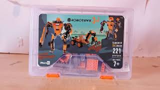 LEGO bricks Jitterygit ROBOTRYX 3 in 1 TANGRYP 221 pcs 7 build and review [upl. by Eitsyrhc]