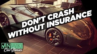 PRO TIP Dont crash your Lamborghini with no insurance [upl. by Aicenad999]