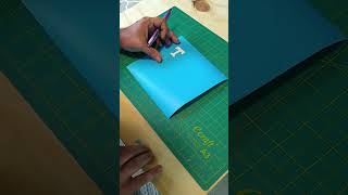 Making stencils for custom shoe painting [upl. by Brnaba]