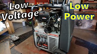 Coleman VERTEX 7500 Watt Generator Repair  Low Power Output [upl. by Avivah]