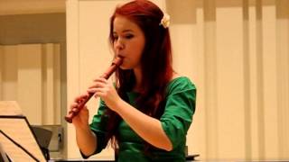 G Sammartini Concerto FDur Allegro  by Lenka Molcanyiova [upl. by Broeder]