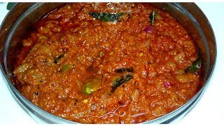 தக்காளி சட்னி செய்வது எப்படி  How To Make Tomato Chutney  South Indian Recipe [upl. by Annayt]