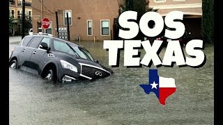 FURACÃO HARVEY no Texas  Estados Unidos  HOUSTON ALAGADA Como estamos Pós Furacão [upl. by Aysan]