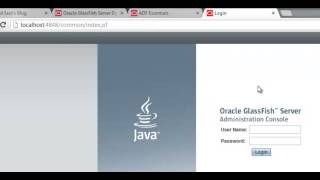 Deployment ADF Applacition On GlassFish Server  Arabic [upl. by Ennayelhsa]