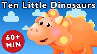 Ten Little Dinosaurs and More  Nursery Rhymes from Mother Goose Club [upl. by Lubow]