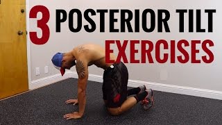 Posterior Pelvic Tilt Correction Exercises [upl. by Atinaujnas]